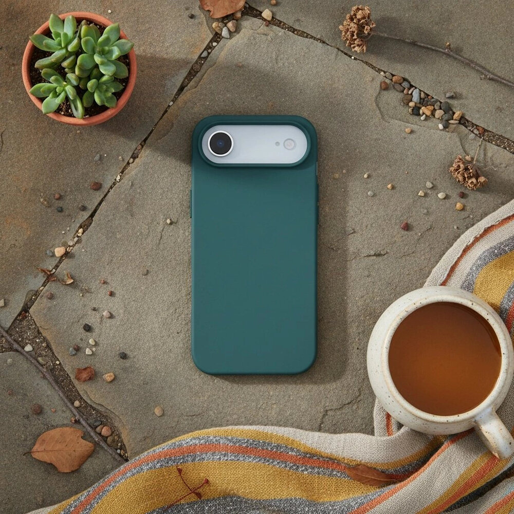 ShieldCase® ShieldCase iPhone Air siliconen hoesje (donkergroen)