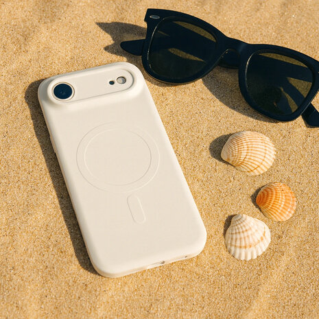 ShieldCase® ShieldCase iPhone Air Siliconen MagSafe back cover (beige)