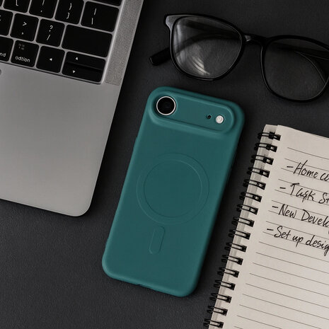 ShieldCase® ShieldCase iPhone Air Siliconen MagSafe back cover (donkergroen)