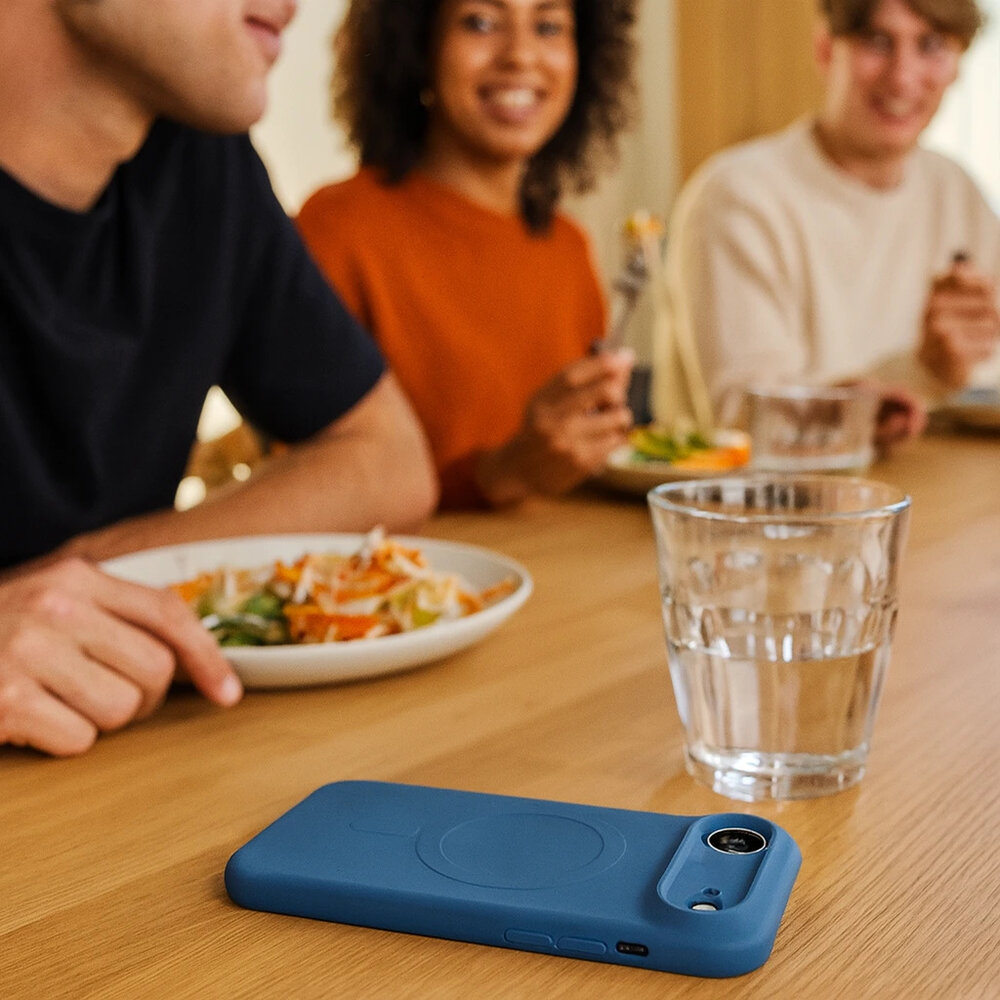 ShieldCase® ShieldCase iPhone Air Siliconen MagSafe back cover (donkerblauw)