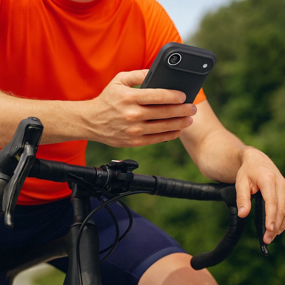 ShieldCase® ShieldCase iPhone Air Siliconen MagSafe back cover (zwart)