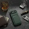 ShieldCase® ShieldCase iPhone Air siliconen hoesje met pasjeshouder (donkergroen)