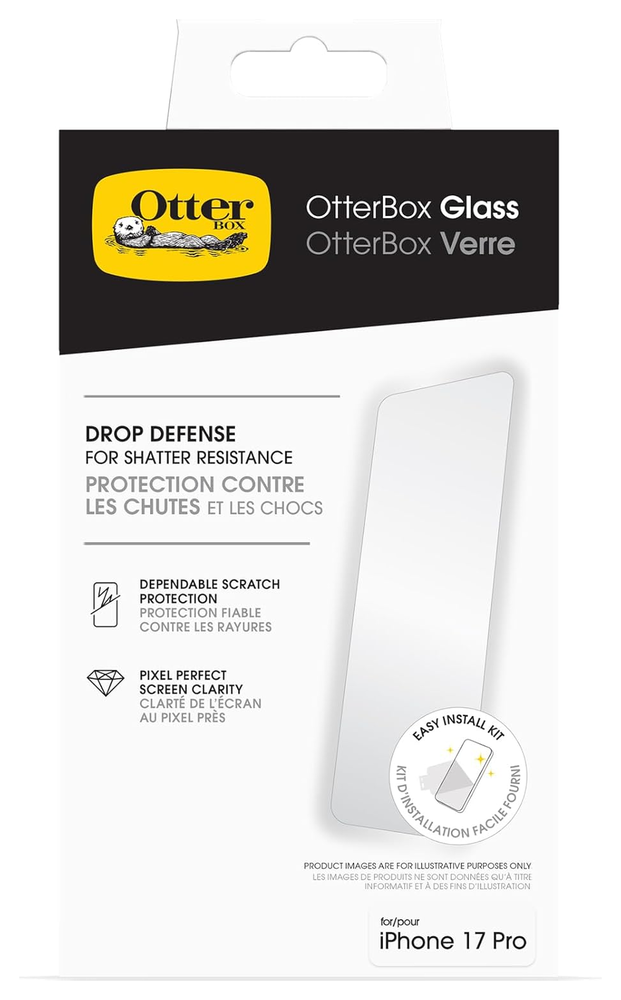 Otterbox OtterBox iPhone 17 Pro Glass screenprotector Otterbox OtterBox iPhone 17 Pro Glass screenprotector