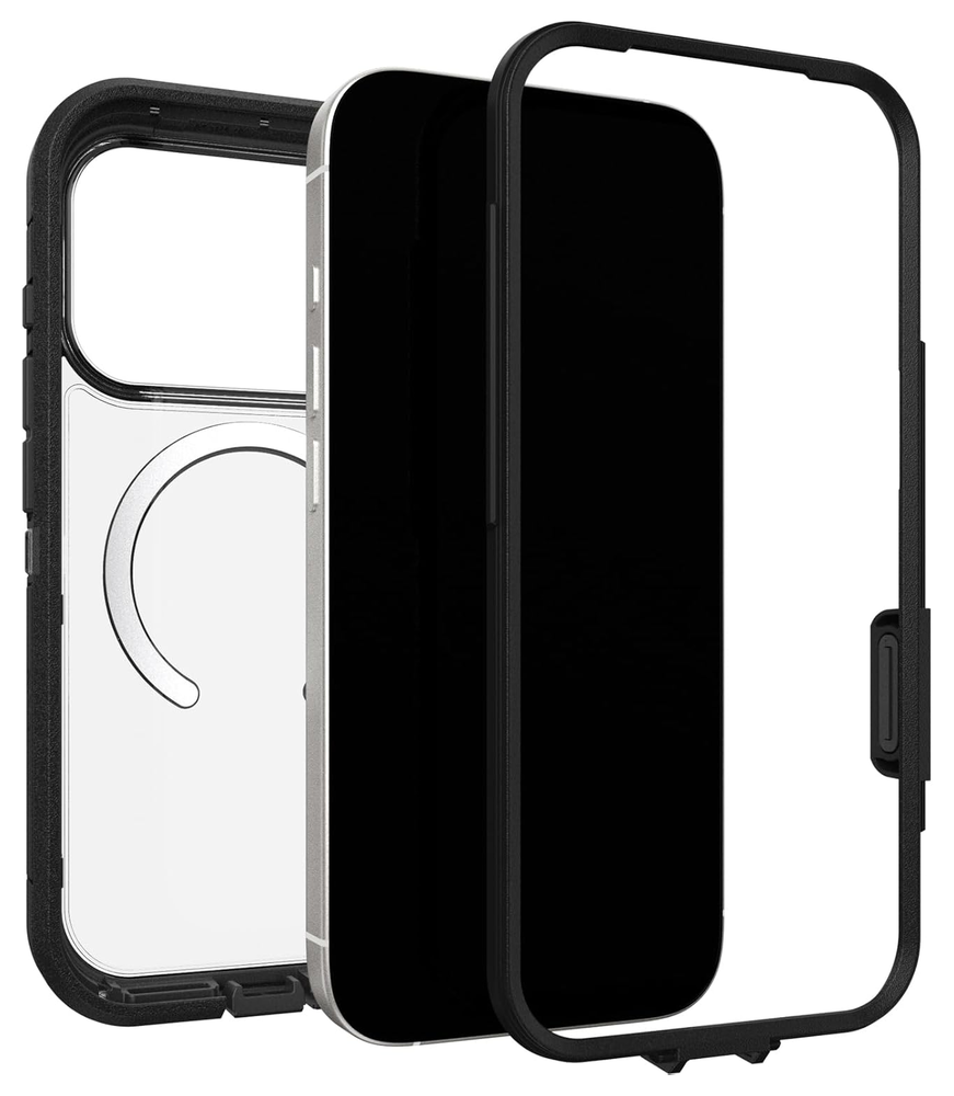 Otterbox OtterBox iPhone 17 Pro Defender Pro XT hoesje (transparant/zwart) Otterbox OtterBox iPhone 17 Pro Defender Pro XT hoesje (transparant/zwart)