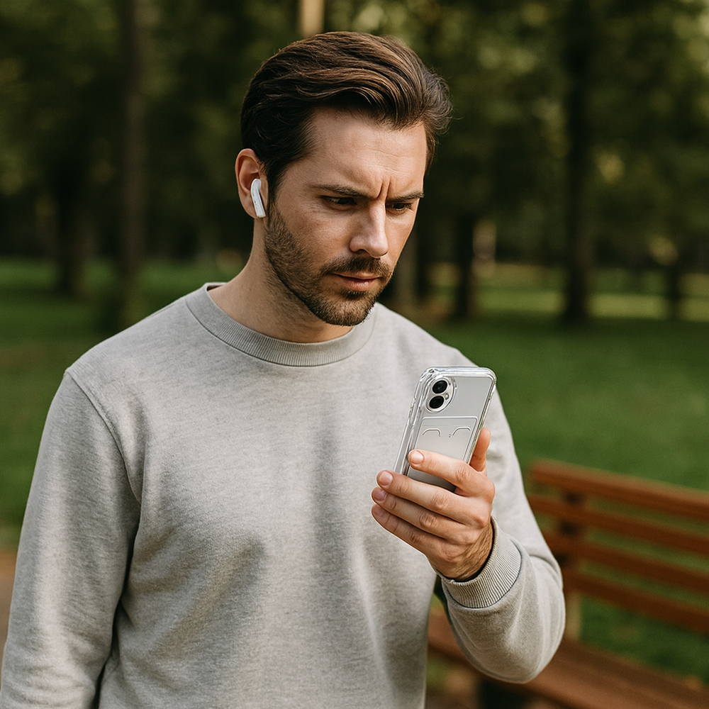 ShieldCase® ShieldCase iPhone 17 TPU hoesje met pasjeshouder (transparant) ShieldCase® ShieldCase iPhone 17 TPU hoesje met pasjeshouder (transparant)