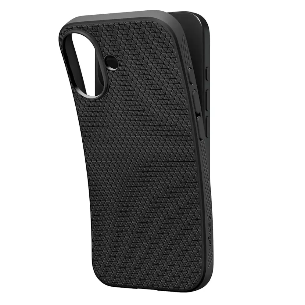 Spigen Spigen iPhone 17 Liquid Air hoesje (zwart) Spigen Spigen iPhone 17 Liquid Air hoesje (zwart)