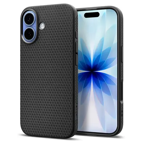 Spigen Spigen iPhone 17 Liquid Air hoesje (zwart) Spigen Spigen iPhone 17 Liquid Air hoesje (zwart)