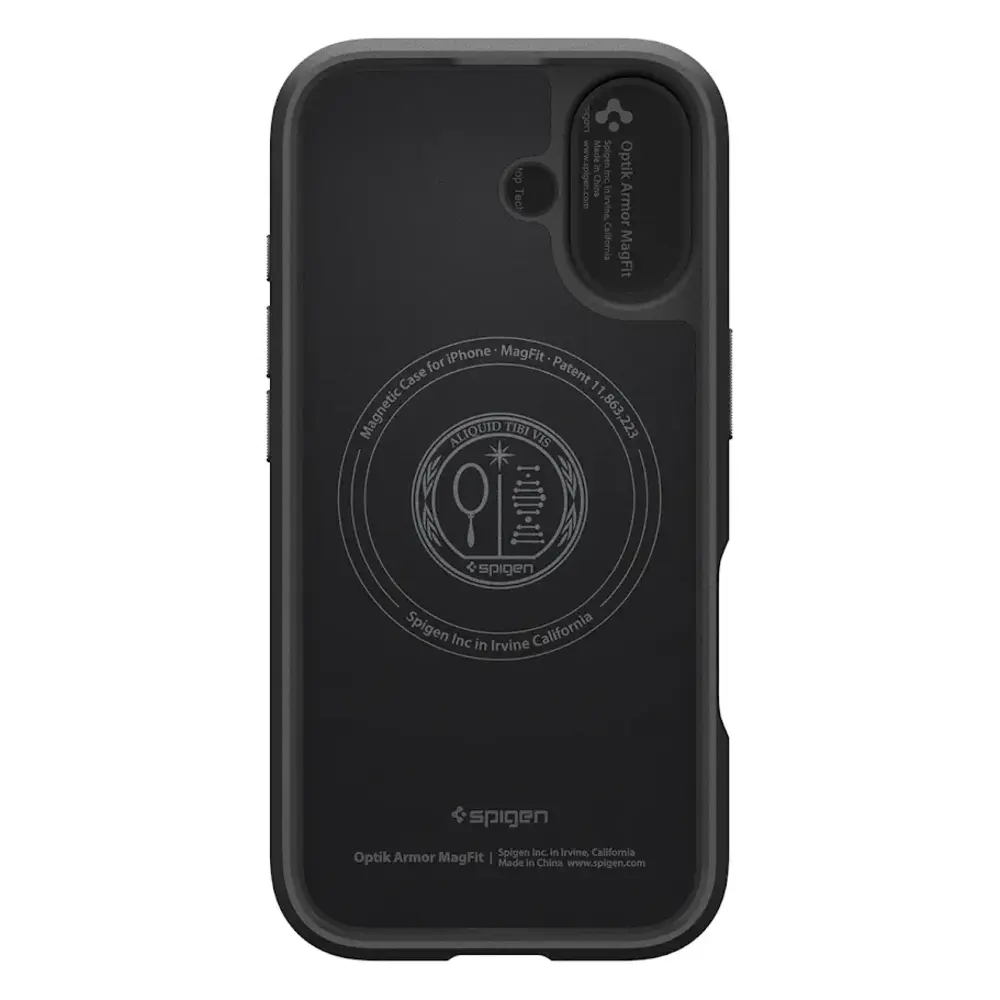 Spigen Spigen iPhone 17 Optik Armor MagSafe hoesje (zwart)