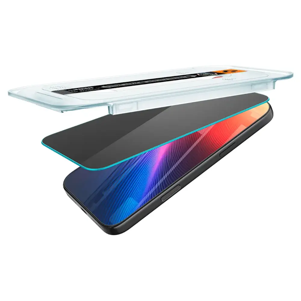 Spigen Spigen iPhone 17 Pro Max EZ Fit Pro privacy screenprotector (2-pack) Spigen Spigen iPhone 17 Pro Max EZ Fit Pro privacy screenprotector (2-pack)