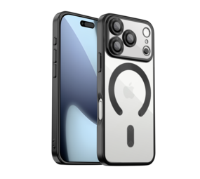 Coverzs iPhone 17 Pro Max MagSafe hoesje met camera cover (zwart) Coverzs iPhone 17 Pro Max MagSafe hoesje met camera cover (zwart)