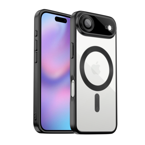 Coverzs Coverzs iPhone Air MagSafe hoesje met camera cover (zwart) Coverzs Coverzs iPhone Air MagSafe hoesje met camera cover (zwart)