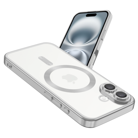 Coverzs Coverzs iPhone 17 MagSafe hoesje met camera cover (zilver) Coverzs Coverzs iPhone 17 MagSafe hoesje met camera cover (zilver)
