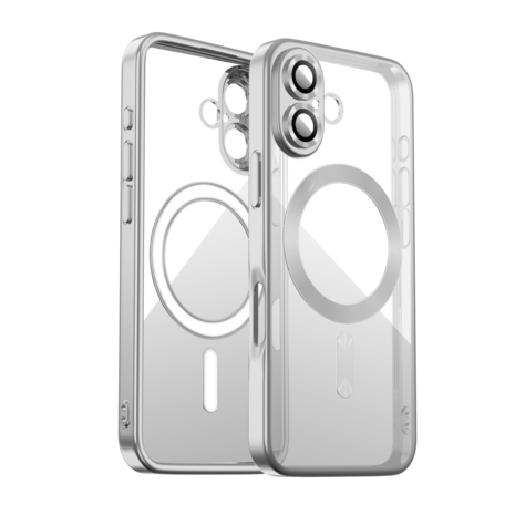 Coverzs Coverzs iPhone 17 MagSafe hoesje met camera cover (zilver) Coverzs Coverzs iPhone 17 MagSafe hoesje met camera cover (zilver)