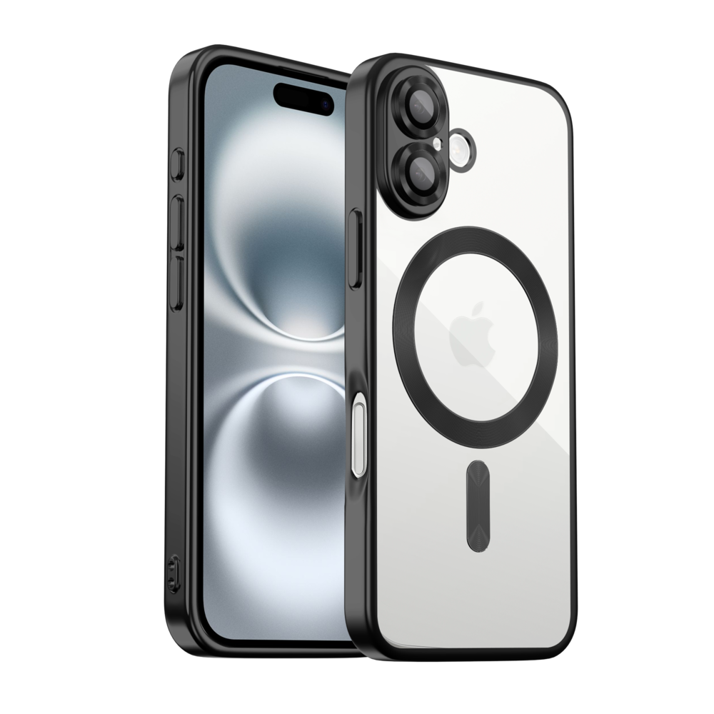 Coverzs Coverzs iPhone 17 MagSafe hoesje met camera cover (zwart) Coverzs Coverzs iPhone 17 MagSafe hoesje met camera cover (zwart)