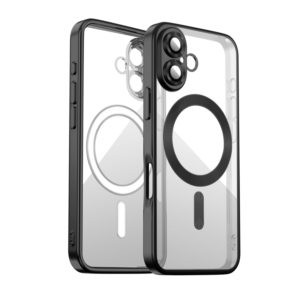 Coverzs Coverzs iPhone 17 MagSafe hoesje met camera cover (zwart) Coverzs Coverzs iPhone 17 MagSafe hoesje met camera cover (zwart)