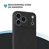 ShieldCase® ShieldCase iPhone 17 Pro Max Siliconen MagSafe back cover (zwart)