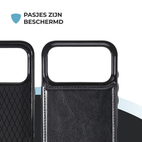 ShieldCase® ShieldCase iPhone 17 Pro Max Wallet case (zwart) ShieldCase® ShieldCase iPhone 17 Pro Max Wallet case (zwart)