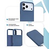 ShieldCase® ShieldCase iPhone 17 Pro Max siliconen hoesje (donkerblauw)