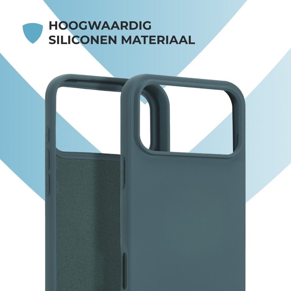 ShieldCase® ShieldCase iPhone 17 Pro Max siliconen hoesje (donkergroen)