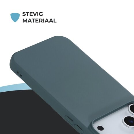 ShieldCase® ShieldCase iPhone 17 Pro Max siliconen hoesje (donkergroen)