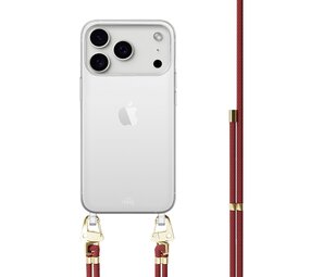 xoxo Wildhearts iPhone 17 Pro - Red Rules Transparant koordhoesje xoxo Wildhearts iPhone 17 Pro - Red Rules Transparant koordhoesje