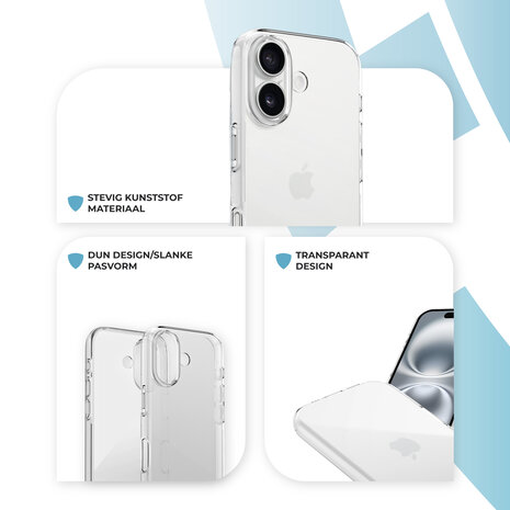 ShieldCase® ShieldCase iPhone 17 ultra thin case (transparant) ShieldCase® ShieldCase iPhone 17 ultra thin case (transparant)