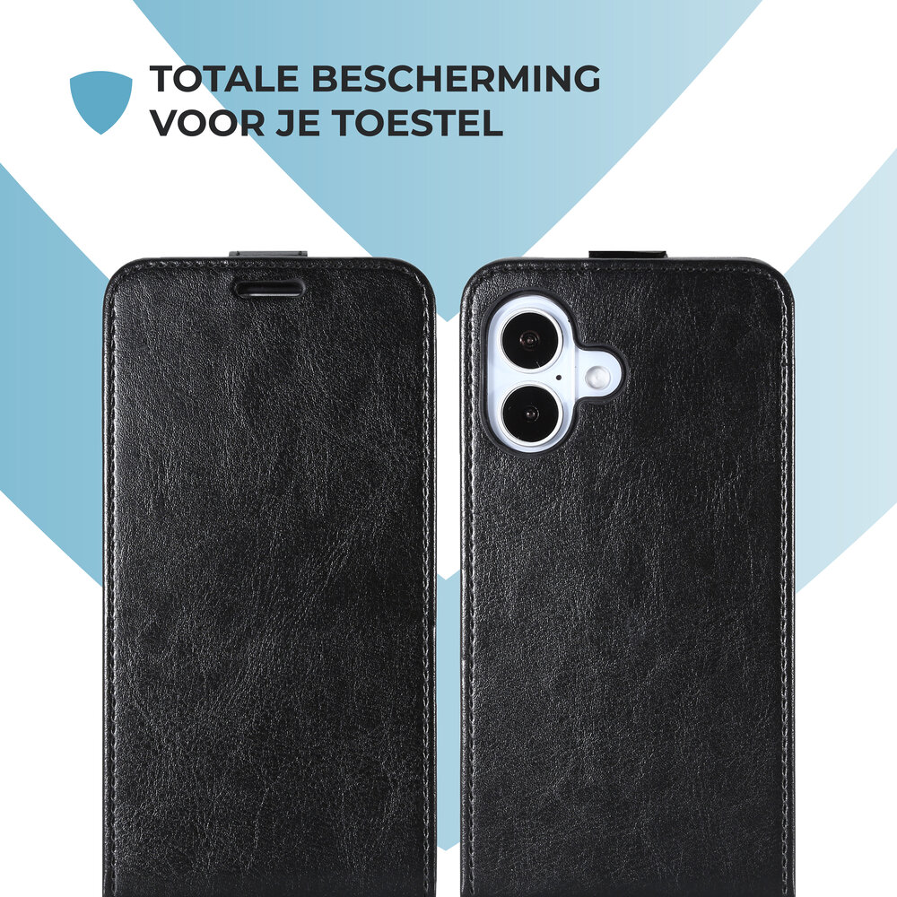 ShieldCase® ShieldCase iPhone 17 flipcase (zwart) ShieldCase® ShieldCase iPhone 17 flipcase (zwart)