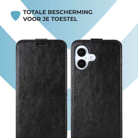 ShieldCase® ShieldCase iPhone 17 flipcase (zwart) ShieldCase® ShieldCase iPhone 17 flipcase (zwart)