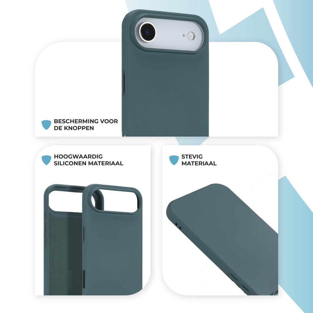 ShieldCase® ShieldCase iPhone Air siliconen hoesje (donkergroen)