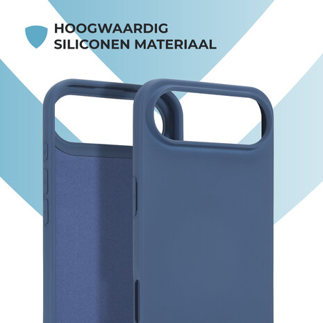 ShieldCase® ShieldCase iPhone Air siliconen hoesje (donkerblauw)