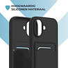ShieldCase® ShieldCase iPhone 17 siliconen hoesje met pasjeshouder (zwart)