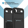 ShieldCase® ShieldCase iPhone Air siliconen hoesje met pasjeshouder (zwart)