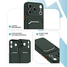 ShieldCase® ShieldCase iPhone 17 Pro Back cover met pasjeshouder (donkergroen) ShieldCase® ShieldCase iPhone 17 Pro Back cover met pasjeshouder (donkergroen)