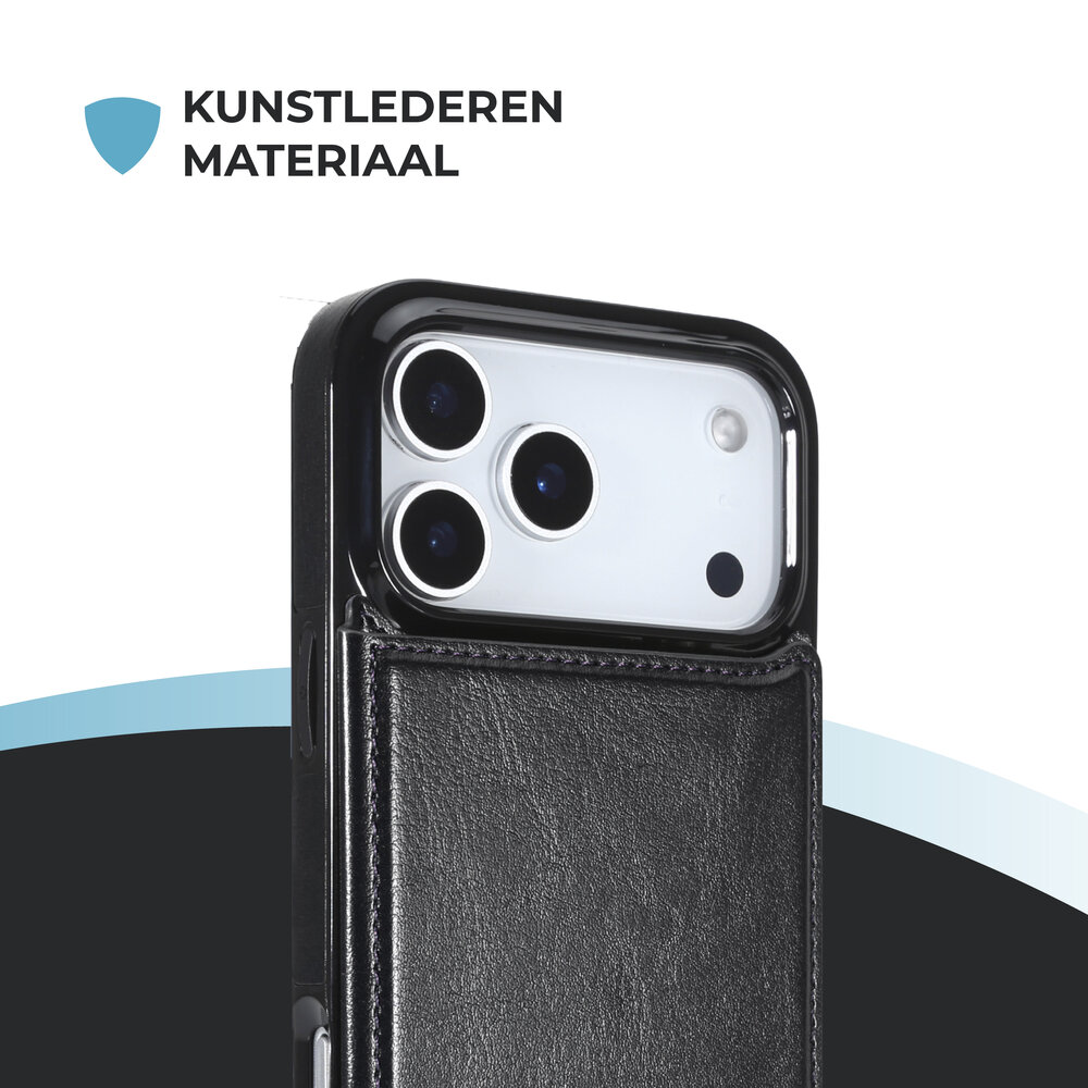 ShieldCase® ShieldCase iPhone 17 Pro Wallet case (zwart) ShieldCase® ShieldCase iPhone 17 Pro Wallet case (zwart)