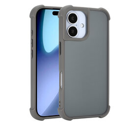 Coverzs iPhone 17 matte shock case (grijs) Coverzs iPhone 17 matte shock case (grijs)