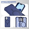 Coverzs Coverzs iPhone 17 matte shock case met MagSafe (donkerblauw) Coverzs Coverzs iPhone 17 matte shock case met MagSafe (donkerblauw)