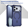 Coverzs Coverzs iPhone 17 Pro matte shock case (donkerblauw) Coverzs Coverzs iPhone 17 Pro matte shock case (donkerblauw)
