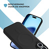 ShieldCase® ShieldCase iPhone 17 Siliconen MagSafe back cover (zwart)