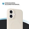 ShieldCase® ShieldCase iPhone 17 Siliconen MagSafe back cover (beige)