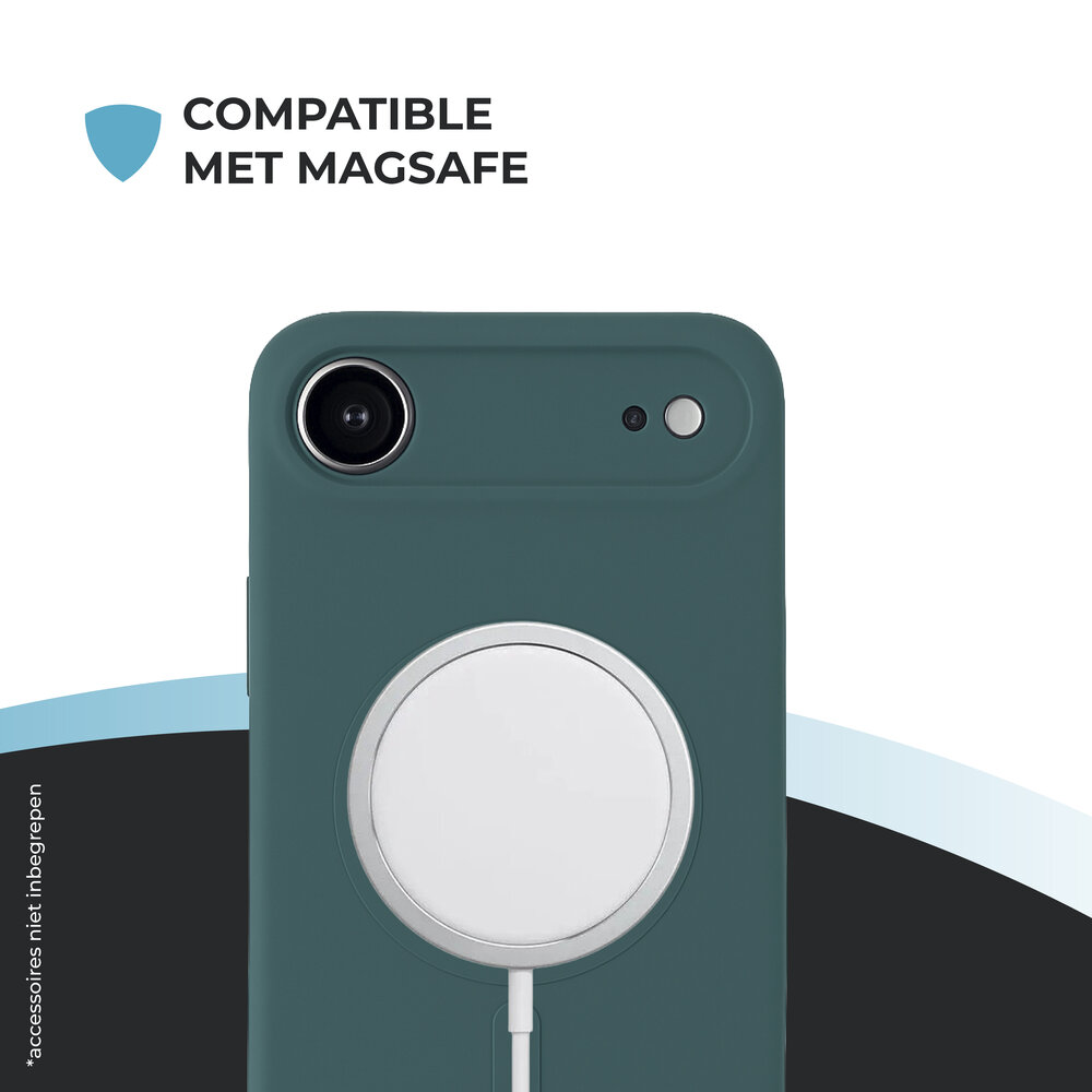 ShieldCase® ShieldCase iPhone Air Siliconen MagSafe back cover (donkergroen)