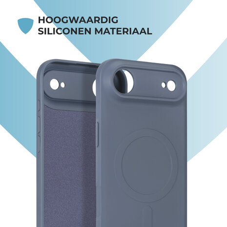 ShieldCase® ShieldCase iPhone Air Siliconen MagSafe back cover (grijs)