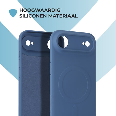 ShieldCase® ShieldCase iPhone Air Siliconen MagSafe back cover (donkerblauw)