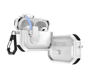 Coverzs AirPods 3 Rugged case met lock (wit)