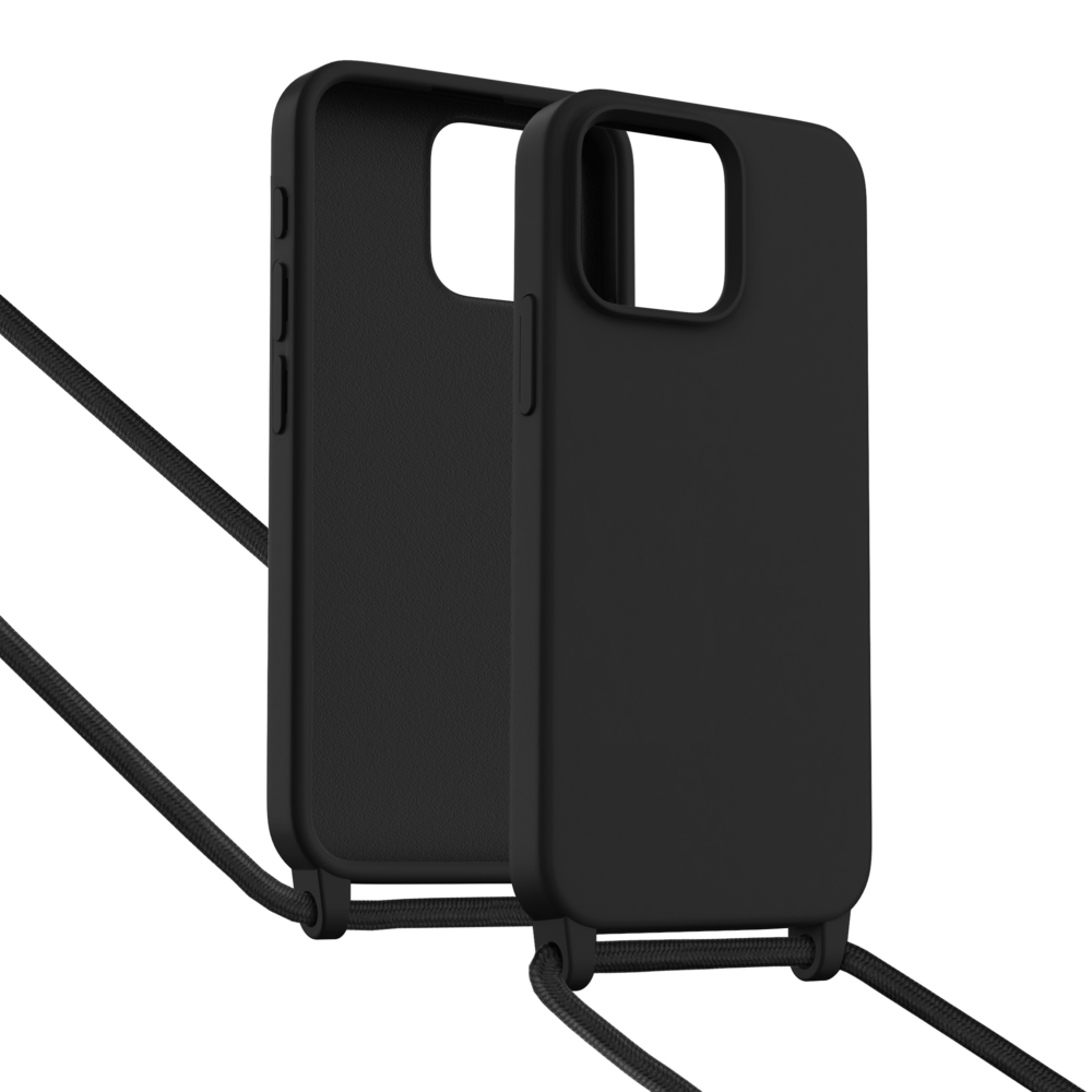 ShieldCase® ShieldCase iPhone 13 Pro hoesje met telefoonkoord (zwart) ShieldCase® ShieldCase iPhone 13 Pro hoesje met telefoonkoord (zwart)