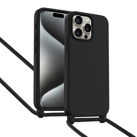ShieldCase® ShieldCase iPhone 15 Pro Max hoesje met telefoonkoord (zwart) ShieldCase® ShieldCase iPhone 15 Pro Max hoesje met telefoonkoord (zwart)