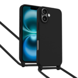 ShieldCase® iPhone 16 hoesje met telefoonkoord (zwart) ShieldCase® iPhone 16 hoesje met telefoonkoord (zwart)