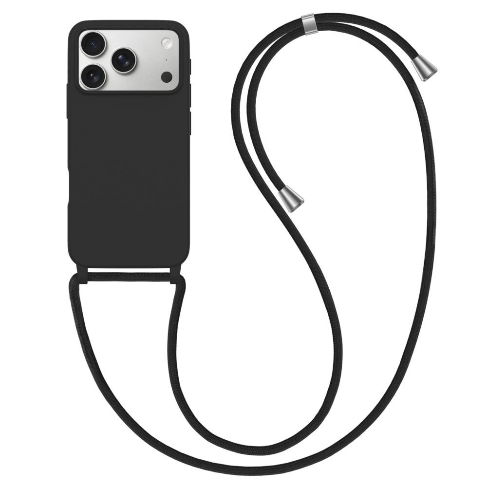 ShieldCase® ShieldCase iPhone 17 Pro Max hoesje met telefoonkoord (zwart) ShieldCase® ShieldCase iPhone 17 Pro Max hoesje met telefoonkoord (zwart)