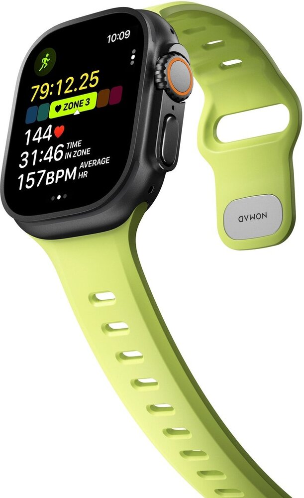 Nomad Nomad Apple Watch siliconen Tempo bandje (lime)