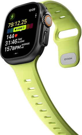 Nomad Nomad Apple Watch siliconen Tempo bandje (lime)