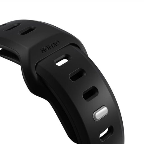 Nomad Nomad Apple Watch siliconen Tempo bandje (zwart)
